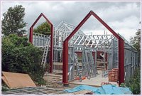 Light gauge steel framing for private housing and commercial projects
